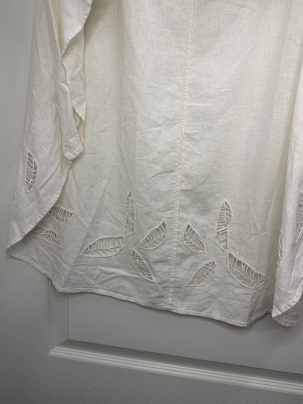 Free People White Linen -Front Convertible Mini/Maxi Dress- S- MSRP $228 - Picture 9 of 16